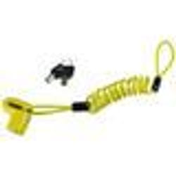 Antivol vélo câble - BURG WACHTER - 520 50 Yellow SB - Câble acier gainé 14 mm 100 cm