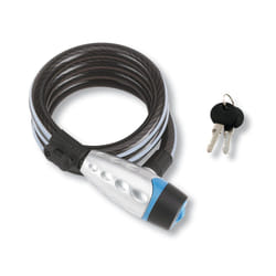 BURG-WÄCHTER 1650 180 REFLEX Antivol pour bicyclettes Noir, Bleu, Argent 1800 mm
