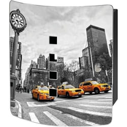 Armoire à clés BURG-WÄCHTER 6204/10 Ni Manhattan avec porte en acier inoxydable