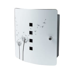 BURG-WÄCHTER 6204/10 NI PUSTEBLUME porte-clés et boîte Blanc