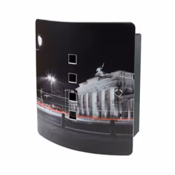 BURG-WÄCHTER 6204/10 NI BERLIN NACHT, Porte-clés, Multicolore, Acier inoxydable, Rectangle, 210 mm, 240 mm