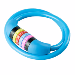 BURG-WÄCHTER 210 C 65 KIDS, Antivol, Bleu, Plastique, Silicone, Acier, Acier, Silicone, Acier