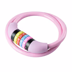 BURG-WÄCHTER 210 C 65 KIDS, Antivol, Rose, Plastique, Silicone, Acier, Acier, Silicone, Acier