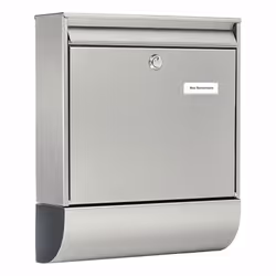 BURG-WÄCHTER BORKUM-Set 38770 NI boîte aux lettres Acier inoxydable Boîte aux lettres sur pied