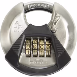 Cadenas cylindrique - BURG WACHTER - 23 C 70 SB - Acier inoxydable 70 mm ouverture à code