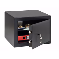 BURG-WÄCHTER H 210 S, Coffre-fort indépendant, Noir, Clé, 20,6 L, Métal, A poser/à emmurer