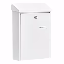 BURG-WÄCHTER Daily 5861 W boîte aux lettres Blanc Boîte aux lettres encastrable Acier