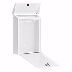 BURG-WÄCHTER Daily 5861 W boîte aux lettres Blanc Boîte aux lettres encastrable Acier