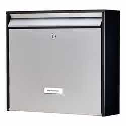 BURG-WÄCHTER Oxford 6877 B+S boîte aux lettres Noir, Acier inoxydable Boîte aux lettres encastrable Acier inoxydable, Acier - Vue supplémentaire 5