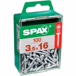 Qualité professionnelle Outil préconisé: Embout Torx Forme de la tête: Tête ronde Taille de l'outil: PZ2 Diamètre (en mm): 3. ...