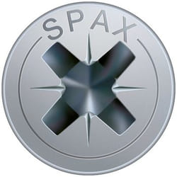 SPAX Vis universelle, 2,5 x 10 mm, 1000 unités, Filetage total, Tête fraisée, Cruciforme Z1, Pointe S, WIROX - 1081010250105