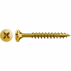 SPAX Vis universelle YELLOX ,4,5 x 80 mm , 200 Stk. - Carton L Référence: 1081020450805 EAN:4003530005091 Longueur du fil: 59 ...