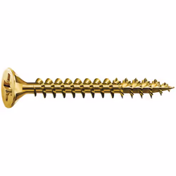 Vis bois SPAX Filetage total Tête fraisée Pozidriv® PZ2 Pointe 4CUT Zingué jaune sans chrome 6 YELLOX ◉ Détails : Modèle : sa ...