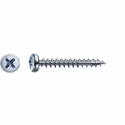 SPAX La vis à tête ronde, Vis, Acier, Zinc, Bois, Cruciforme, Argent, CE