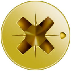 SPAX Vis universelle, 3 x 12 mm, 1000 unités, Filetage total, Tête fraisée, Cruciforme Z1, Pointe S, YELLOX - 0321020300125