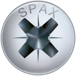 SPAX Vis universelle, 6 x 30 mm, 20 unités, Filetage total, Tête ronde, Cruciforme Z3, 4CUT, WIROX - 4231010600302
