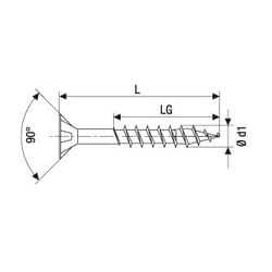 SPAX 4197000450402 vis et boulon 40 mm 25 pièce(s)