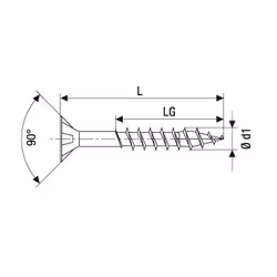 SPAX 4197000400407 vis et boulon 40 mm 125 pièce(s)