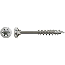 0197000400453 Vis à bois 4 mm 45 mm t-star plus acier inoxydable A2 200 pc(s) - Spax