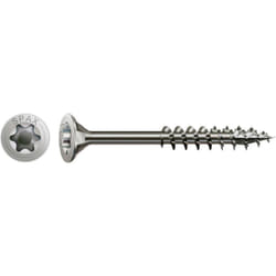 0197000600803 Vis à bois 6 mm 80 mm t-star plus acier inoxydable A2 100 pc(s) - Spax