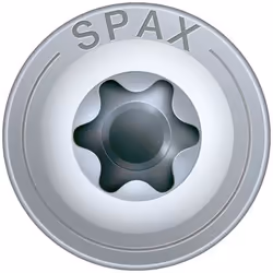 SPAX HI.FORCE, 8 x 100 mm, 1 unités, Filetage total, Tête disque, T-STAR plus T40, 4CUT, WIROX - 4251010801000