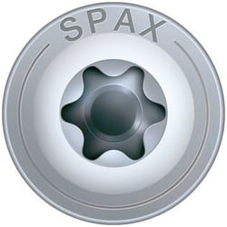 SPAX HI.FORCE, 8 x 100 mm, 1 unités, Filetage total, Tête disque, T-STAR plus T40, 4CUT, WIROX - 4251010801000