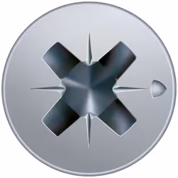 SPAX Vis universelle, 3 x 10 mm, 1000 unités, Filetage total, Tête fraisée, Cruciforme Z1, Pointe S, WIROX - 0321010300105