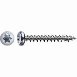 SPAX Vis universelle, 5 x 20 mm, 1000 unités, Tête centrante, Tête ronde, T-STAR plus T20, 4CUT, WIROX - 0201010500205 Référe ...