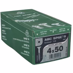 Vis SPAX WIROX Torx - Ø4 x 60 mm - Tête fraisée - Filetage Partiel Boite de 500 - 0191010400605