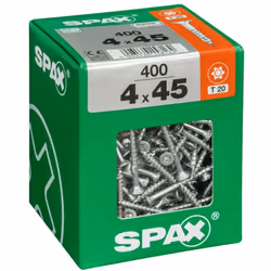 Qualité professionnelle Outil préconisé: Embout Torx Forme de la tête: Tête plate Taille de l'outil: T20 Diamètre (en mm): 4  ...