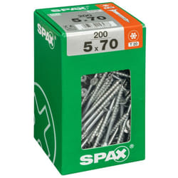 Vis universelle, 5 x 70 mm, 200 unités, Filetage partiel, Tête fraisée, t-star plus T20, 4CUT, wirox - 4191010500706 - Spax