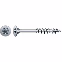 Spax Vis universelle, 5 x 100 mm, 100 unités, Filetage partiel, Tête fraisée, T-STAR plus T20, 4CUT, WIROX - 4191010501006 Ut ...