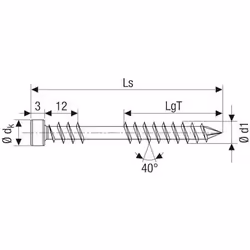 SPAX 3336803 vis et boulon 50 mm 200 pièce(s)