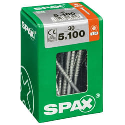 Lot de 30 vis acier tête fraisée torx Diam.5 mm x L.100 mm - Spax
