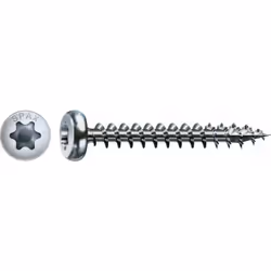 SPAX Vis universelle, 4,5 x 35 mm, 500 pièces, filetage complet, tête demi-ronde, T-STAR plus T20, 4CUT, WIROX - 020101045035 ...
