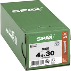 Spax - 1191010450305 Vis à bois 4.5 mm 30 mm t-star plus acier wirox 1000 pc(s)
