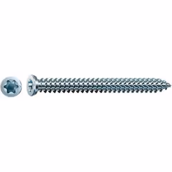SPAX Tête fraisée, T-STAR plus, Vis, Zinc, Aluminium, Plastique, Tête plate, Torx, Bleu
