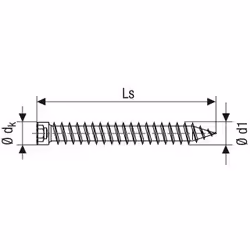 SPAX Tête cylindrique, T-STAR plus