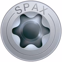 SPAX Vis universelle, 4 x 20 mm, 100 unités, Filetage total, Tête fraisée, T-STAR plus T20, 4CUT, WIROX - 4191010400202