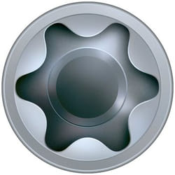 SPAX IN.FORCE, 6 x 80 mm, 10 unités, Filetage total, Tête cylindrique, T-STAR plus T30, 4CUT, WIROX - 4211010600802