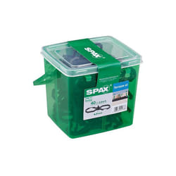 Espaceur Spax largeur joint 4,5mm, convient pr ca. 2,8m², 1 seau avec 40 pcs.