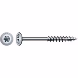 Vis bois SPAX tête disque Wirox 8x240 mm Filetage partiel - Boite de 50 - 251010802405