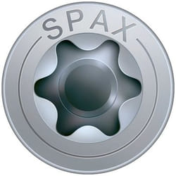 SPAX Vis de la construction bois, 8,0 x 180 mm, 50 unités, Filetage total, Tête fraisée, T-STAR plus T40, Pointe CUT, WIROX - 1201010801805