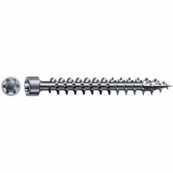 Spax Vis bois Tête cylindrique TC TORX T30 6X80 Filetage total 4CUT WIROX Autre références : 1211010600805 4003530246364