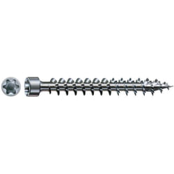 Vis bois Tête cylindrique tc torx T30 6X80 Filetage total 4CUT WIROX-100 pièces - Spax