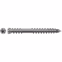 SPAX - Vis universelle pour terrasse A4 - 6x - Boîte de vis Points forts : - Le filetage de fixation permet de fixer la planc ...