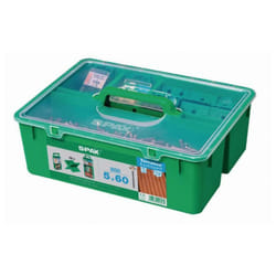 Kit Bois Éxotique Spax 5x60 Inox A2 - 850 Vis + 1 Foret + 12 Espaceurs + 5 Embouts - 5000009030009