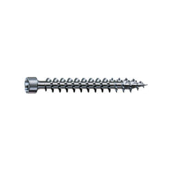 Vis à bois tête cylindrique Torx acier zingué blanc entièrement filetée wirox Ø8xL550mm boîte de 25 pièces Spax