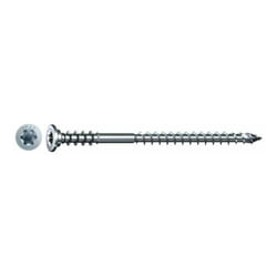 Vis d'ajustage, 6 x 80mm, 100 pièces, tête plate, t-star plus T30, rainures de maintien, 4CUT, wirox - 0161010600803 - Spax