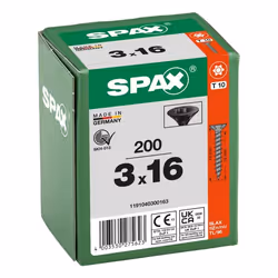 SPAX BLAX 16 mm 200 pièce(s) Vis